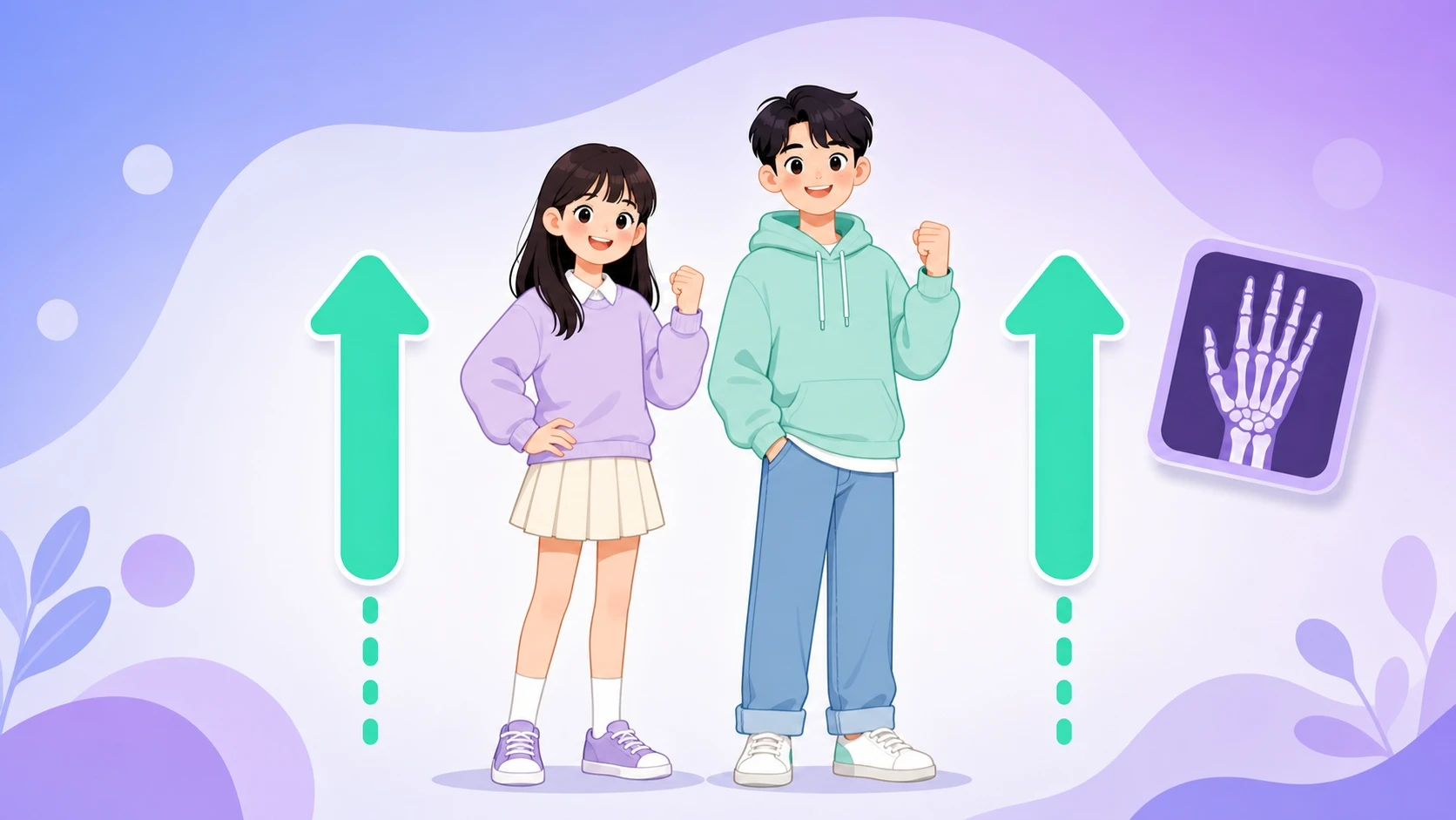 세 번째 시기 — 사춘기 전 성장과 급성장기: 연간 최대 12cm의 기회