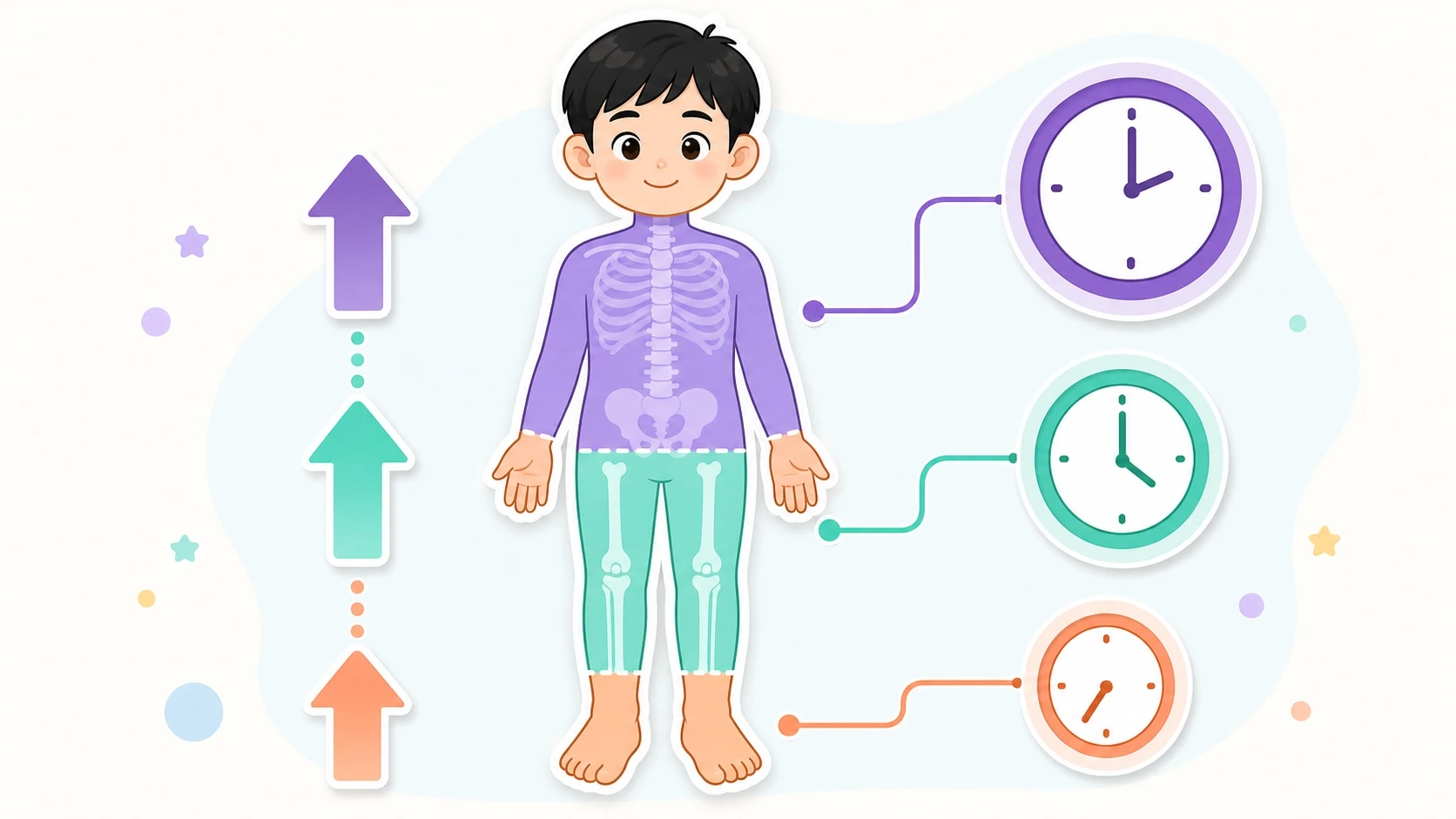 부위별 성장판 폐쇄 시기 — 어디가 먼저 닫힐까?