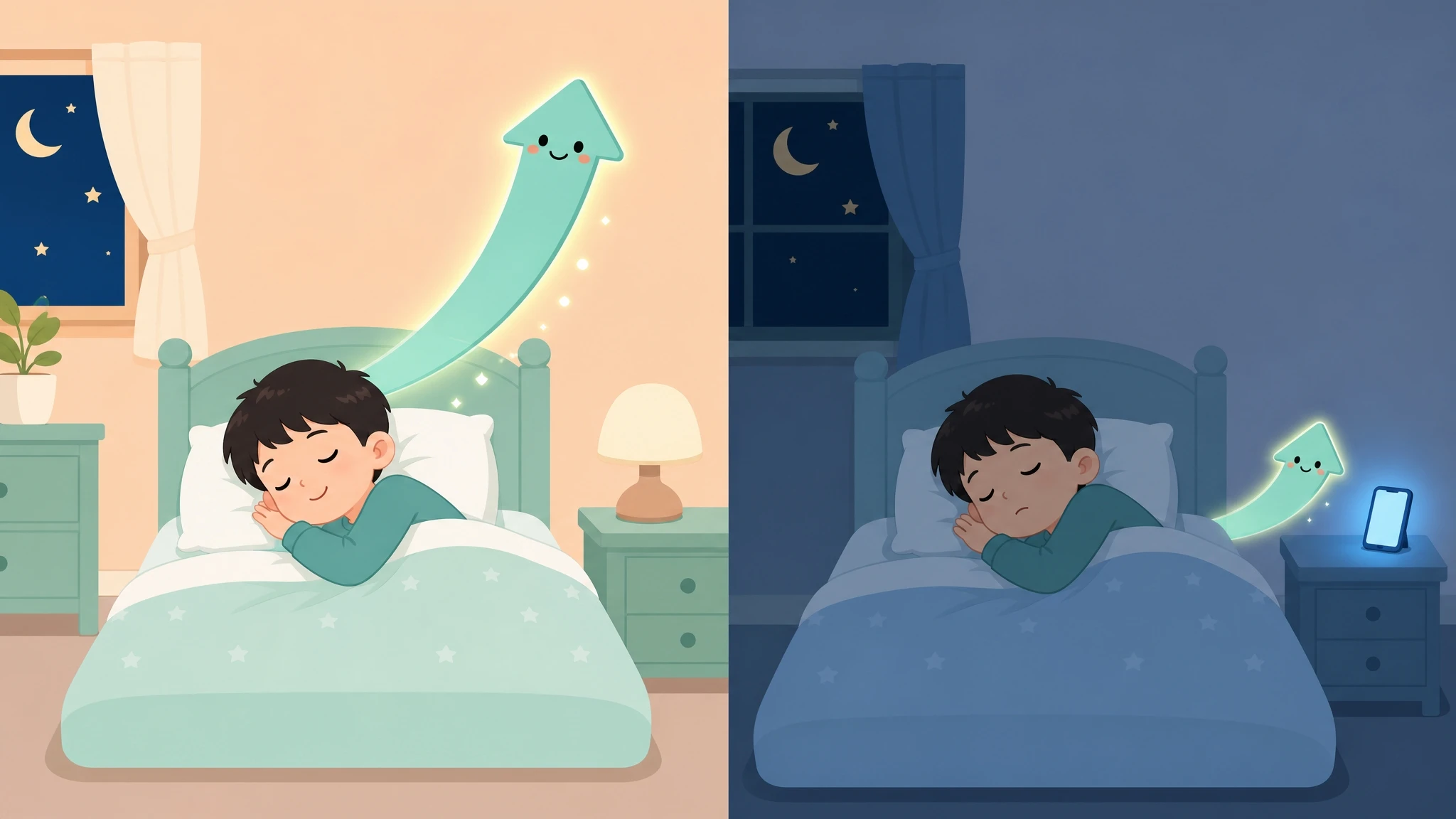 Blue Light Melatonin Children Sleep: How the Chain Breaks