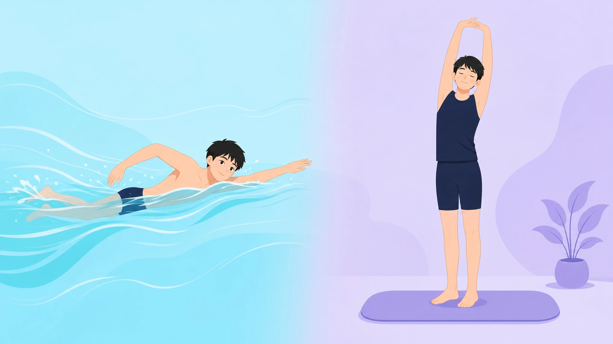 청소년기(13~18세): 청소년 성장판 자극 운동과 자세 교정
