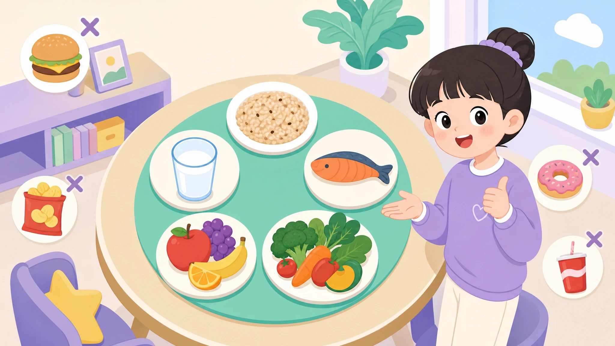 성장판을 지키는 식단 관리 실천법
