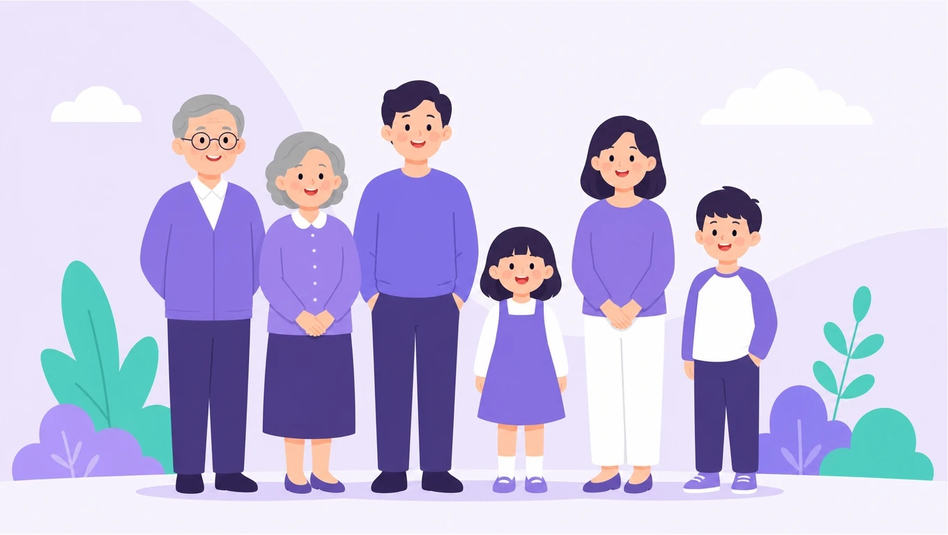 จัดระเบียบประวัติครอบครัวและพื้นเพทางพันธุกรรม
