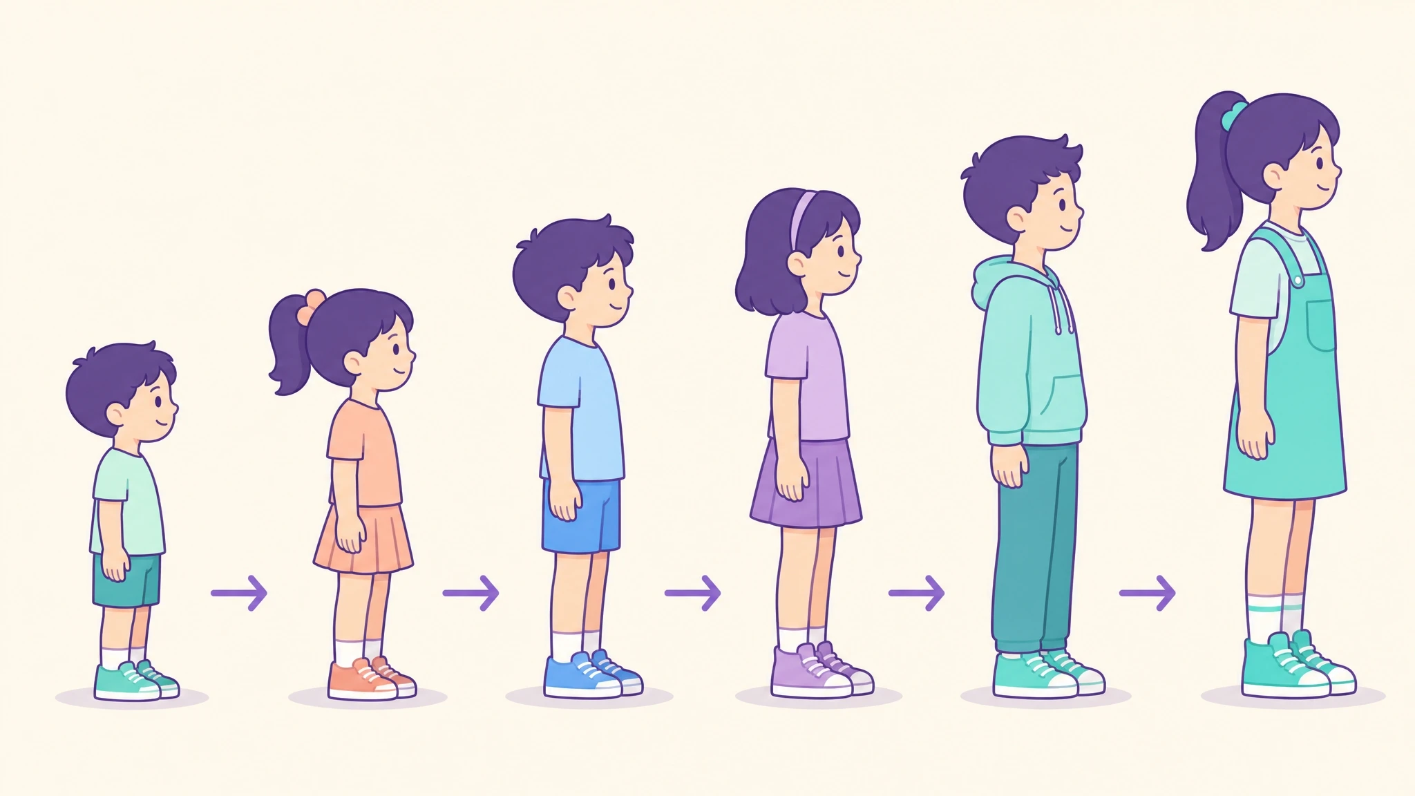 초등학생 평균 키, 학년별로 얼마나 될까?