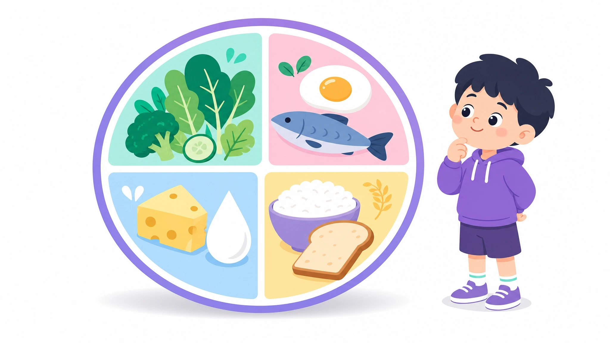 2. กินอาหารไม่ครบหมู่ — ขาดสารอาหารที่กระดูกต้องการ