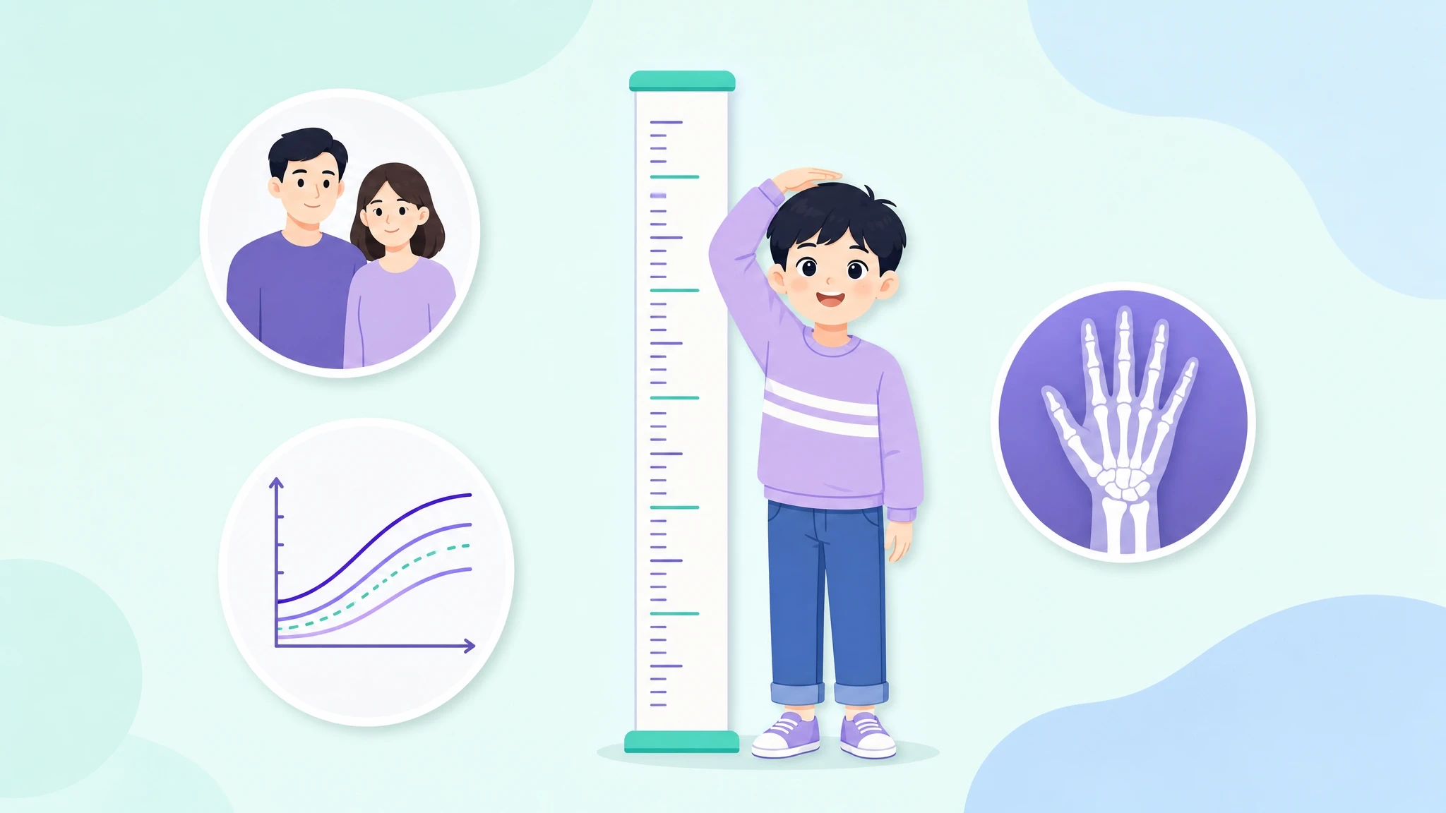 Three ways to predict adult height