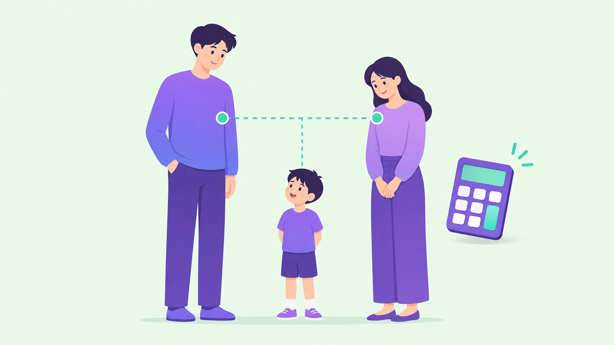 Method 1 — Mid-parental height formula